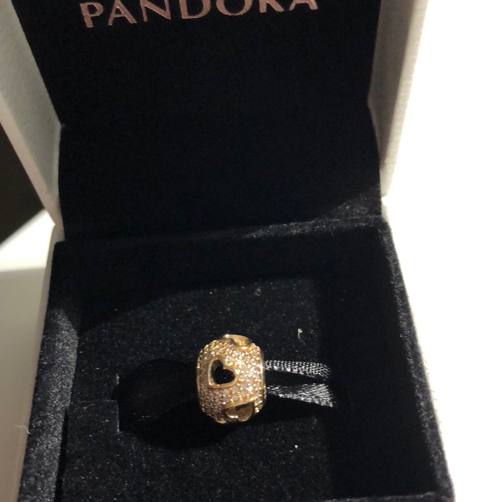 New! 14K Gold Pandora Tumbling Hearts!